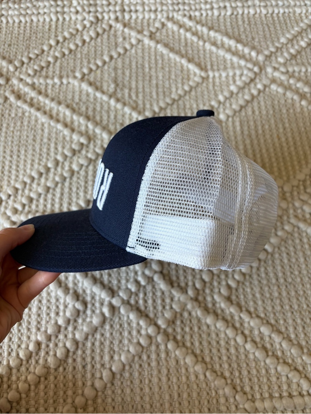 Cowboy cool Rodeo Hat-Navy/White - Picture 2 of 4